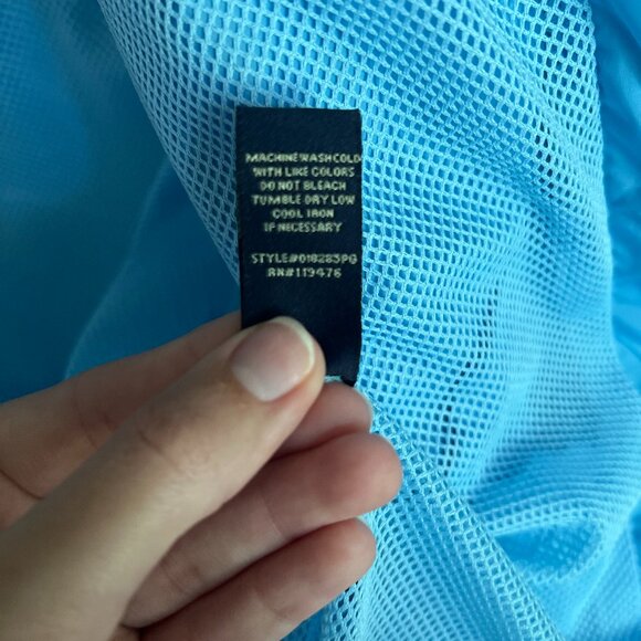 US Polo Assn Baby Blue Windbreaker - Picture 6 of 6